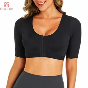 GUUDIA Arm Smooth Shaper Tops for Women Arm Fajas Compression Sleeve Post Surgery Bra Garments Surgical Back Fat Support Shaper